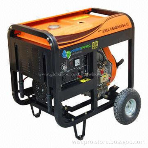 Portable diesel generator, 5000W, 5kW, 5kVA, low noise, EPA certificate